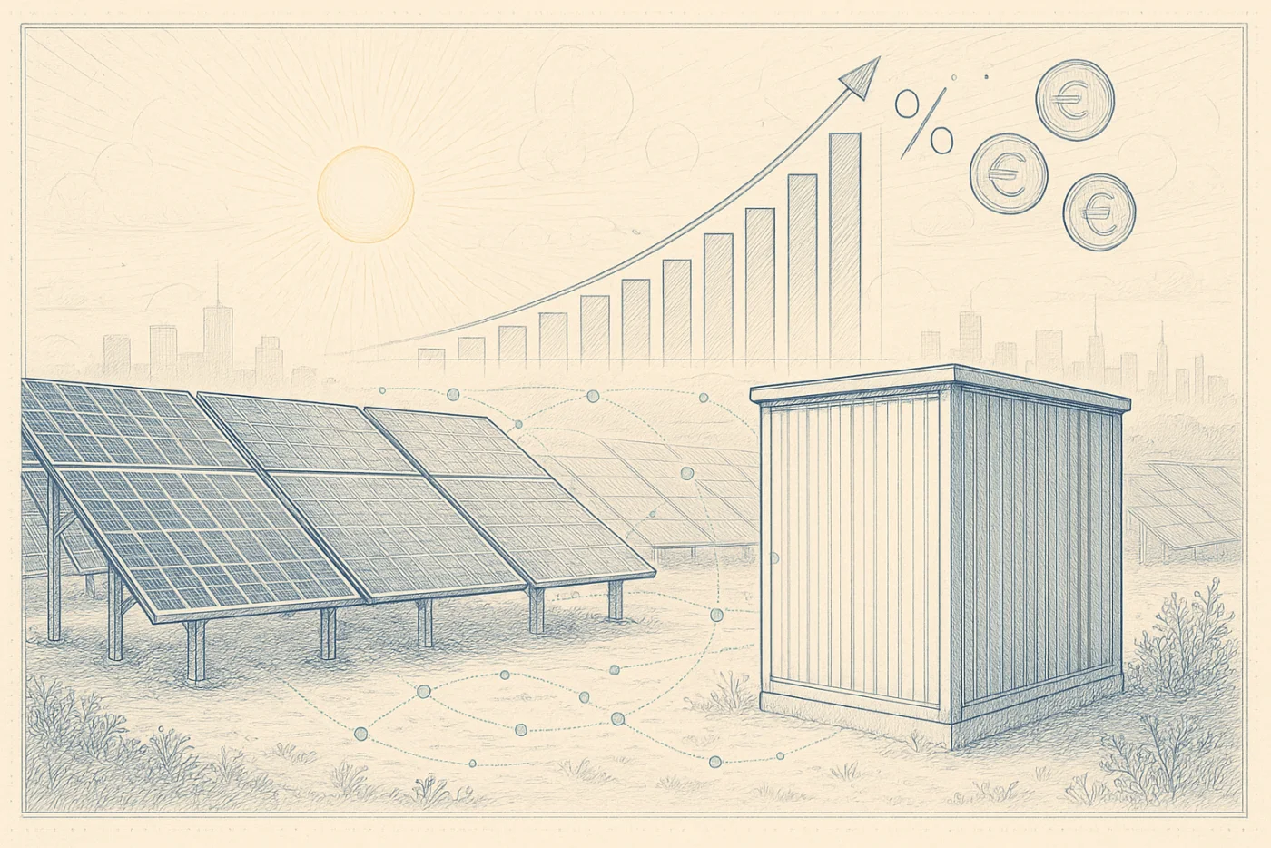 Kostenfaktoren und Amortisation eines Batteriespeicher Containers